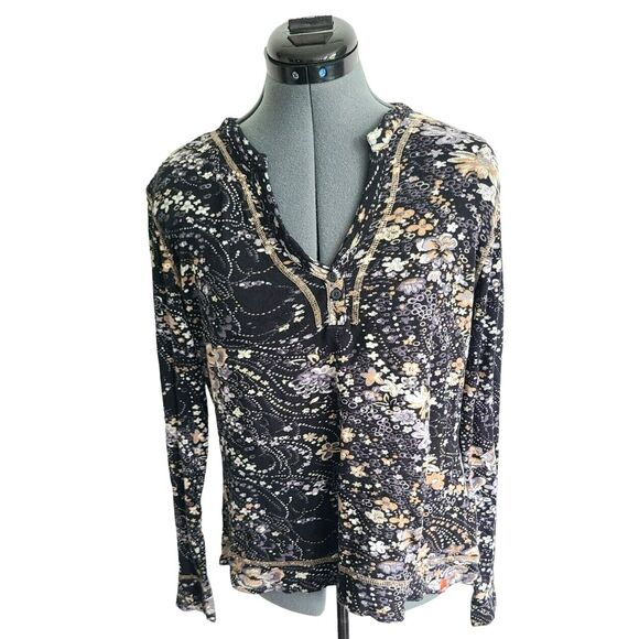 The North Face Long‎ Sleeve Henley Shirt Size L - Picture 1 of 4